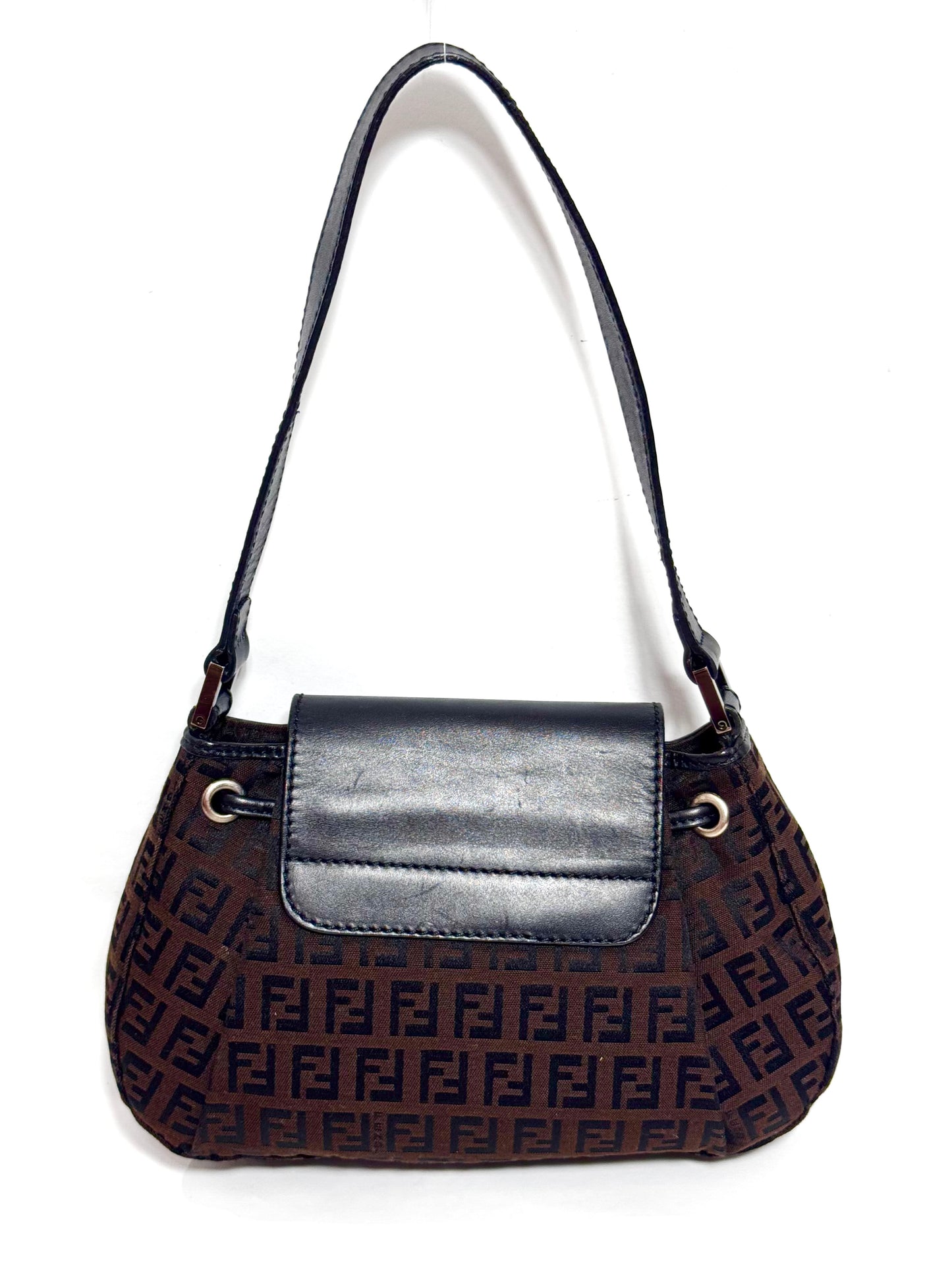 Fendi Vintage FF Zucchino Mini Shoulder Bag