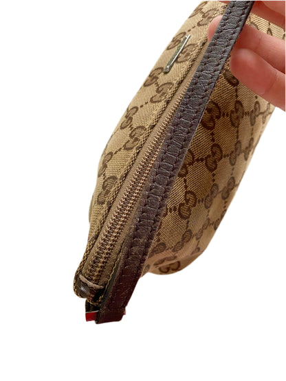 Gucci Classic Brown Monogram Pochette Bag