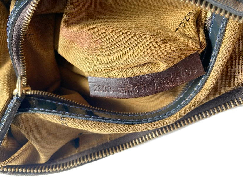 Fendi Zucchino Canvas Baguette Bag