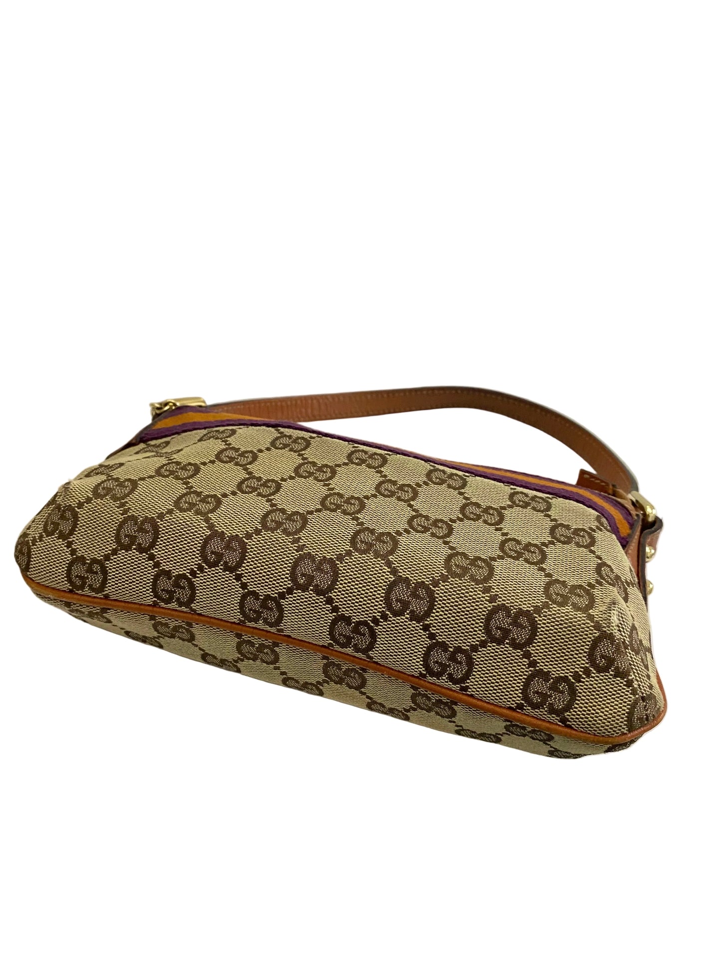 Gucci Brown Sherry Line Charm Mini Shoulder Bag