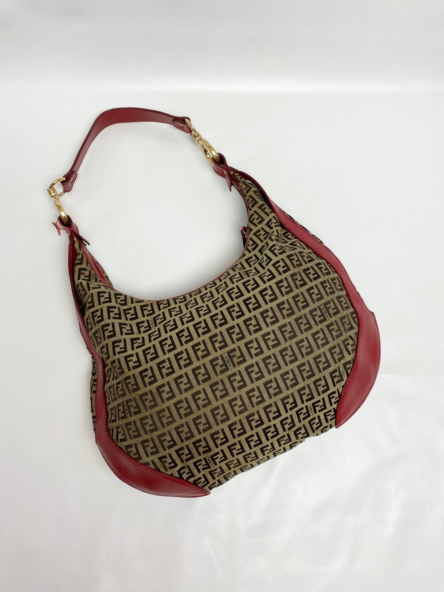 Sac bandoulière rouge Fendi